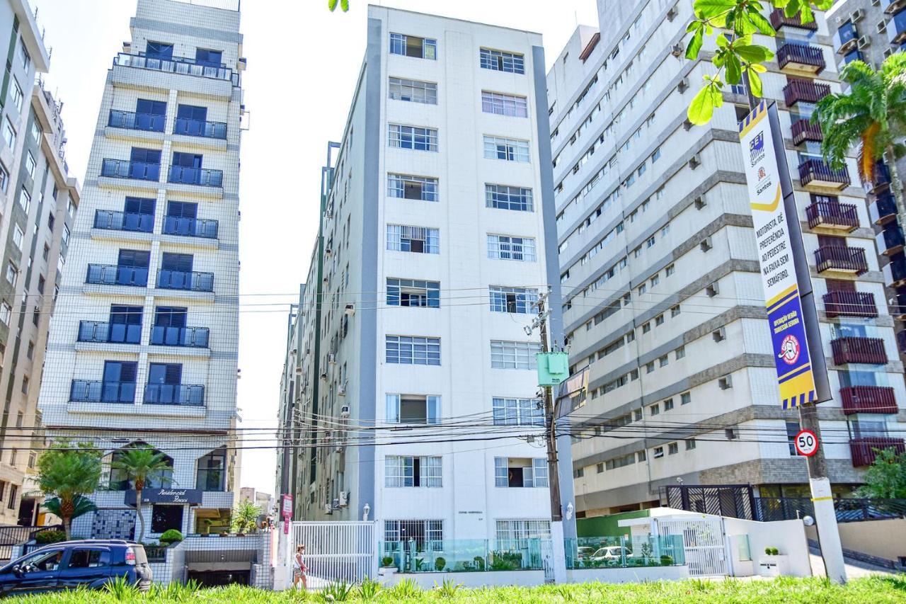 Charmoso Apto A Beira-Mar Com Wi-Fi Em Santos Sp Santos (Sao Paulo) Exterior photo